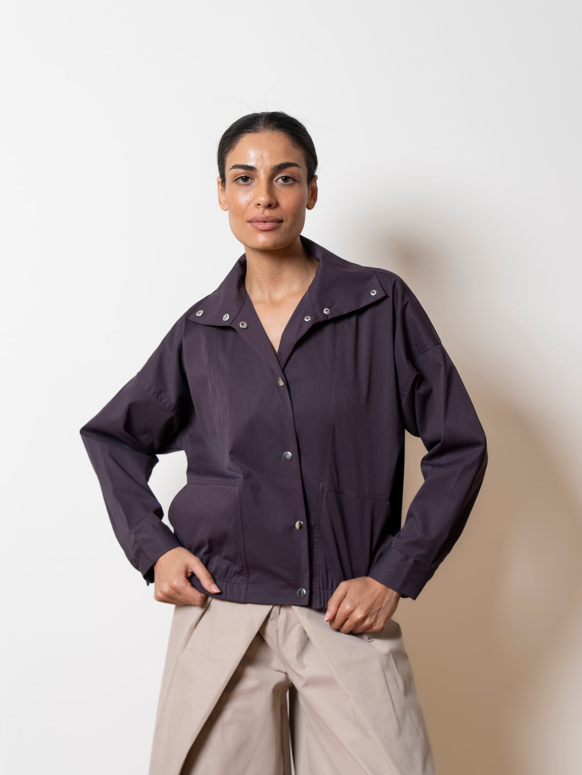 The Rebel Bomber Jacket in brown