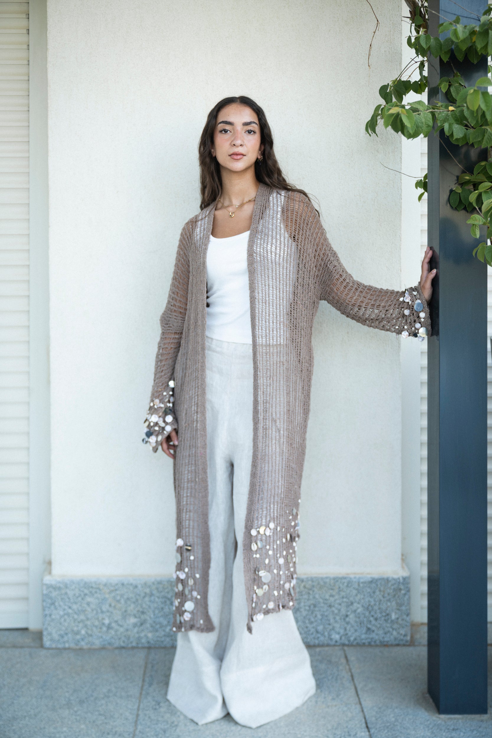 Coastal Muse knit Kimono