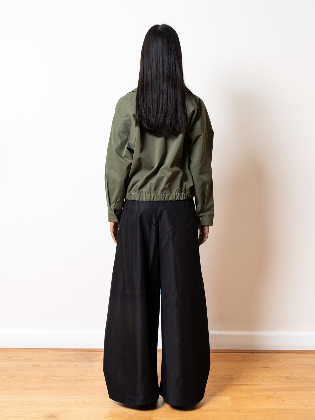 The Rebel Bomber Jacket in olive