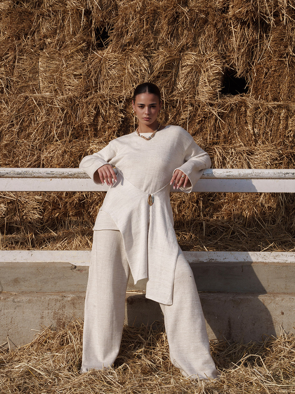 The Harmony knit Set - Beige