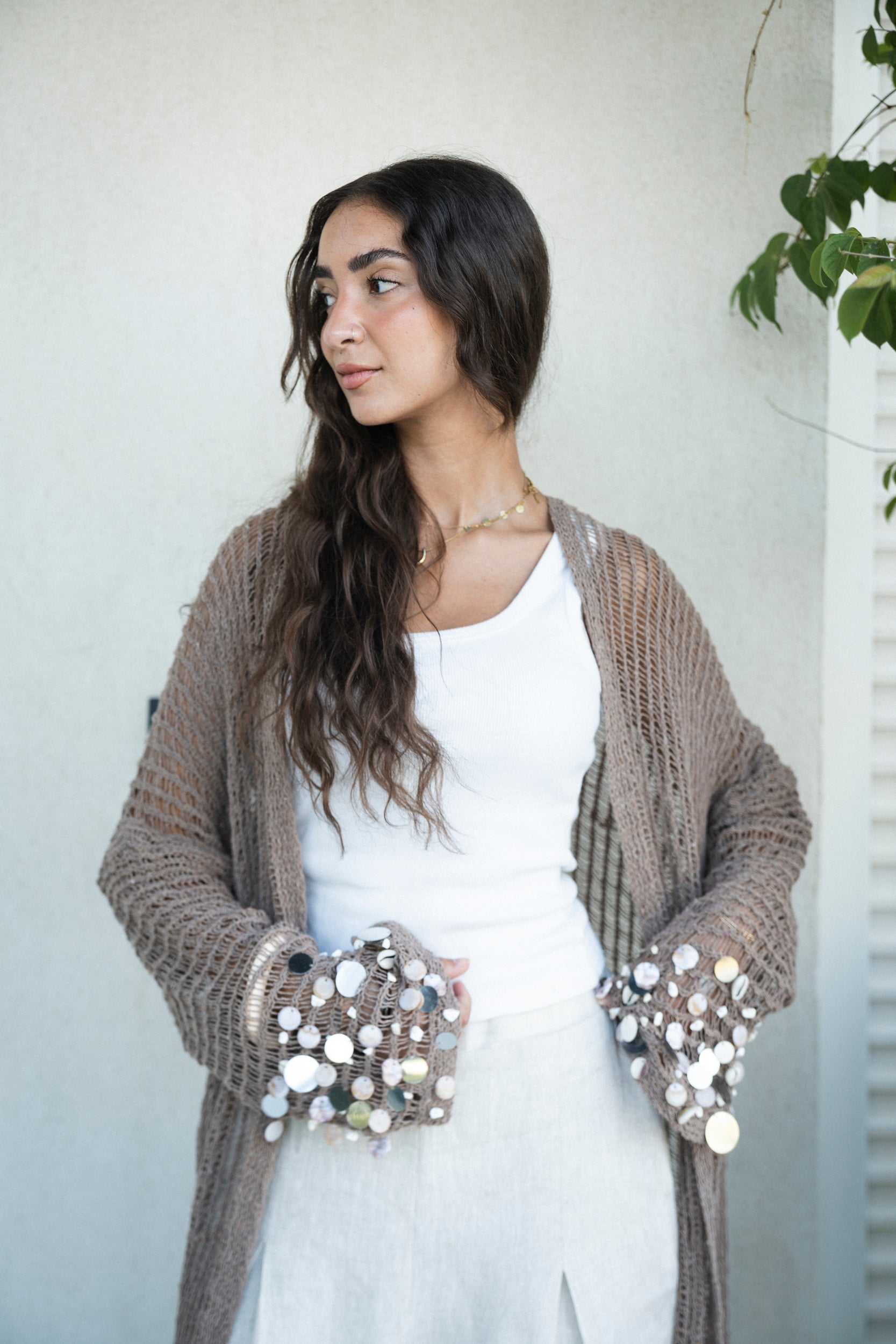 Coastal Muse knit Kimono