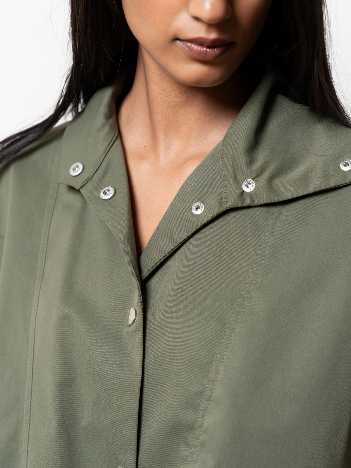 The Rebel Bomber Jacket in olive