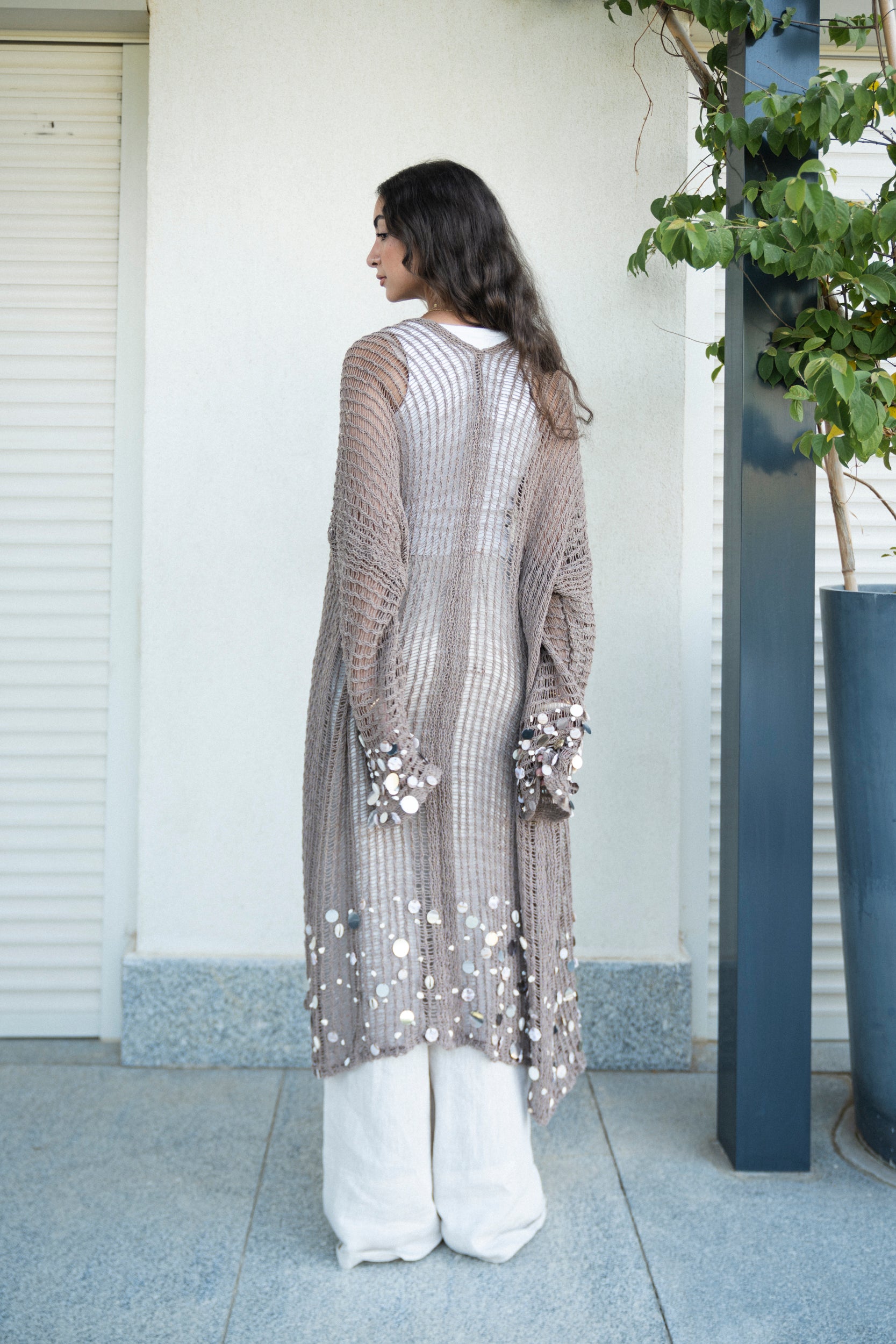 Coastal Muse knit Kimono