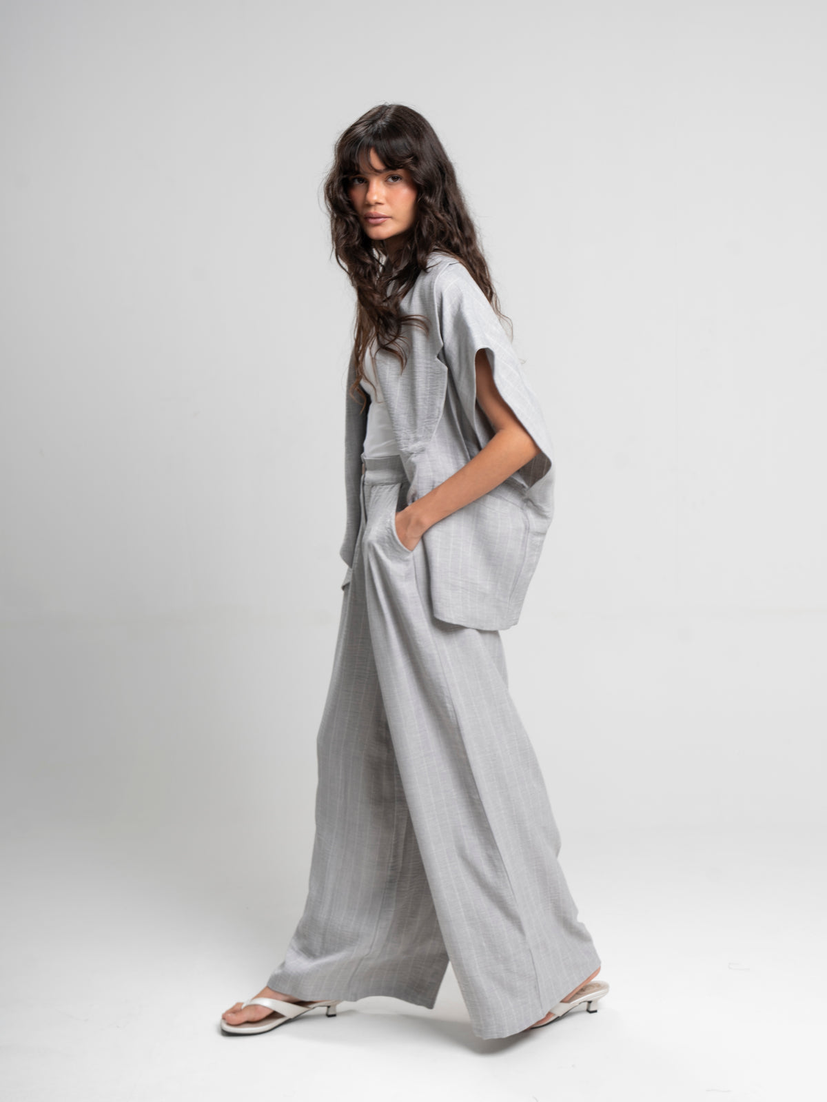 Blazer set in grey