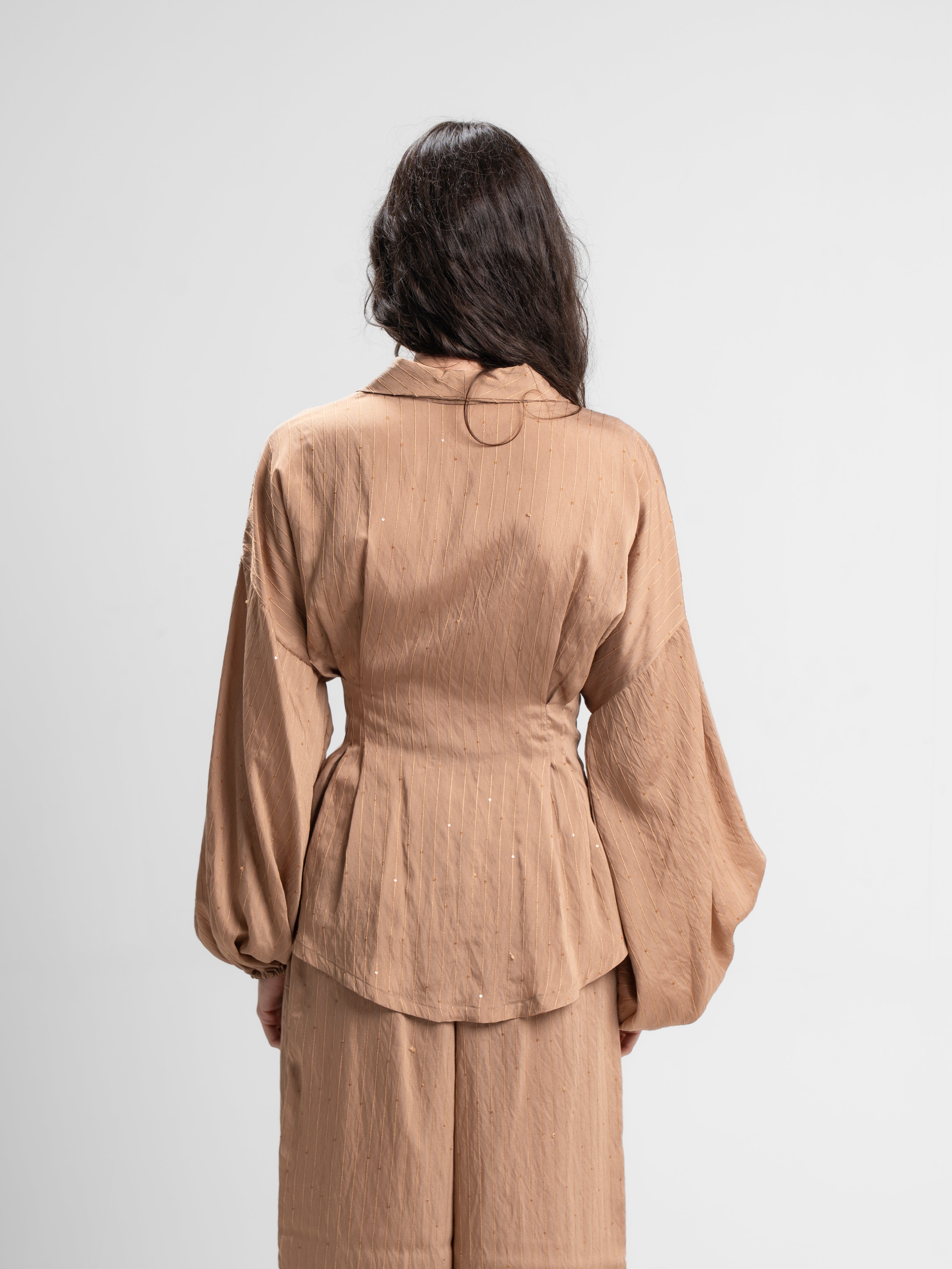 The Cinch set in beige