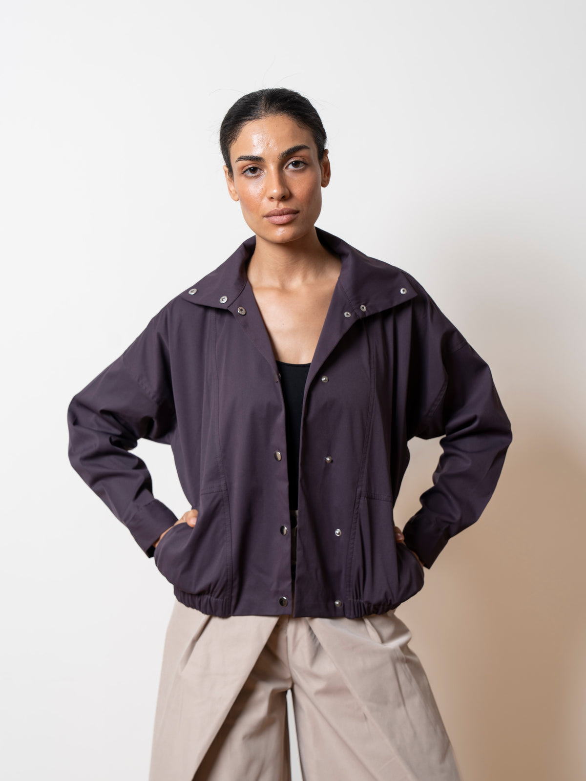 The Rebel Bomber Jacket in brown