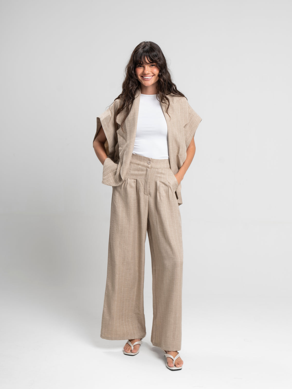 Blazer set in Beige