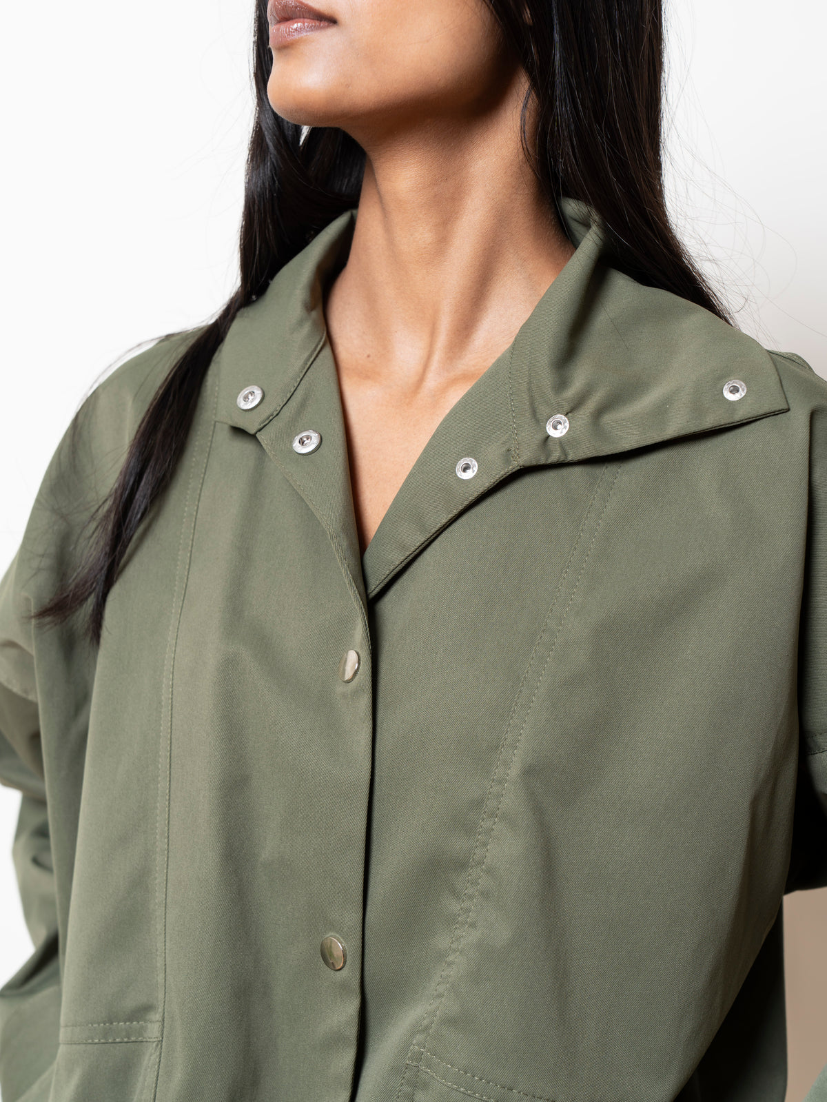The Rebel Bomber Jacket in olive