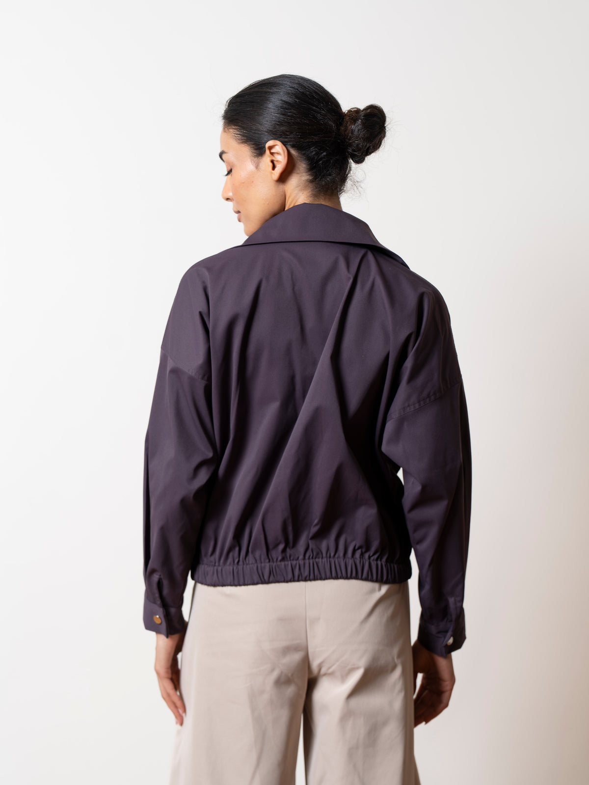 The Rebel Bomber Jacket in brown