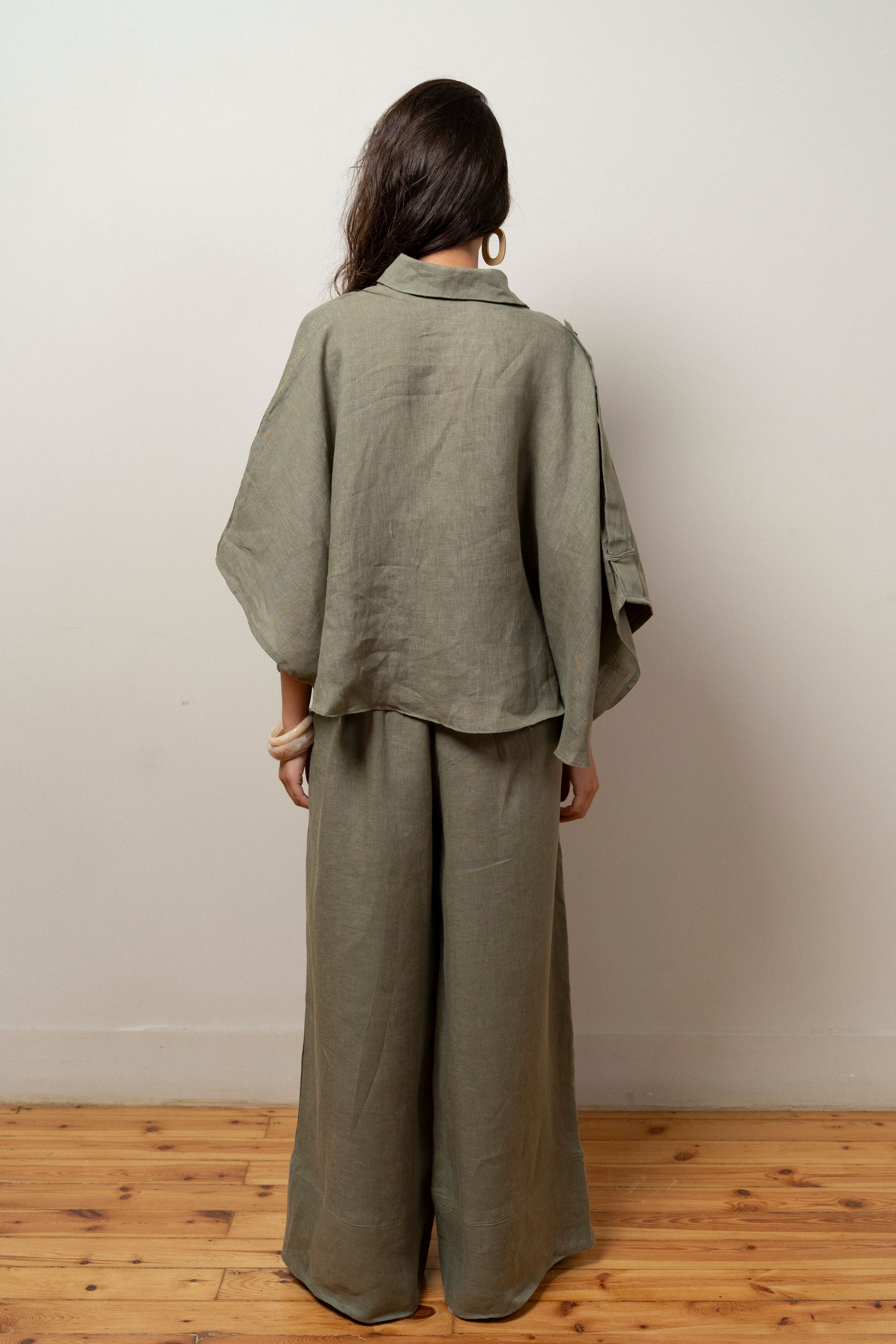 Trench set in Olive