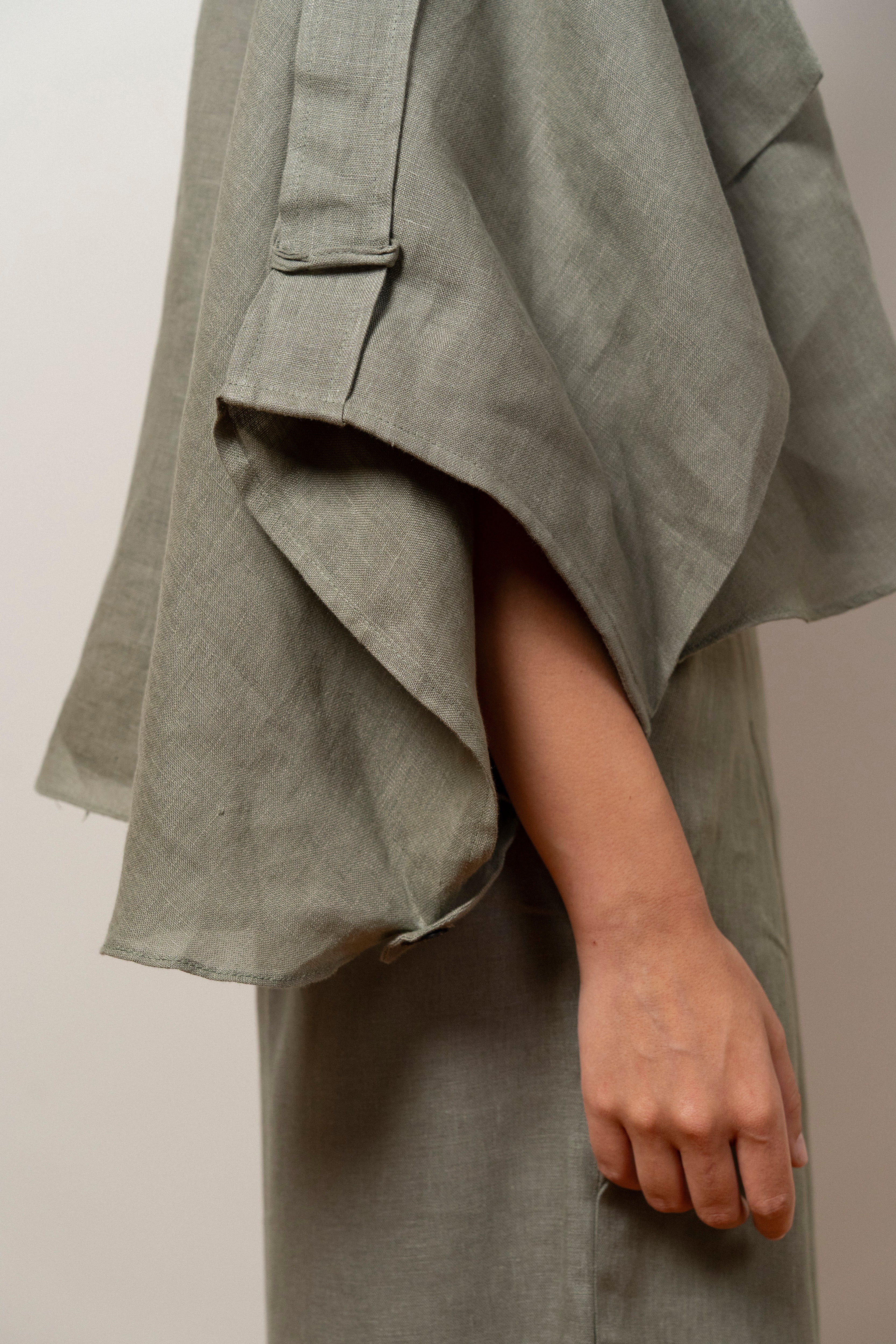 Trench set in Olive