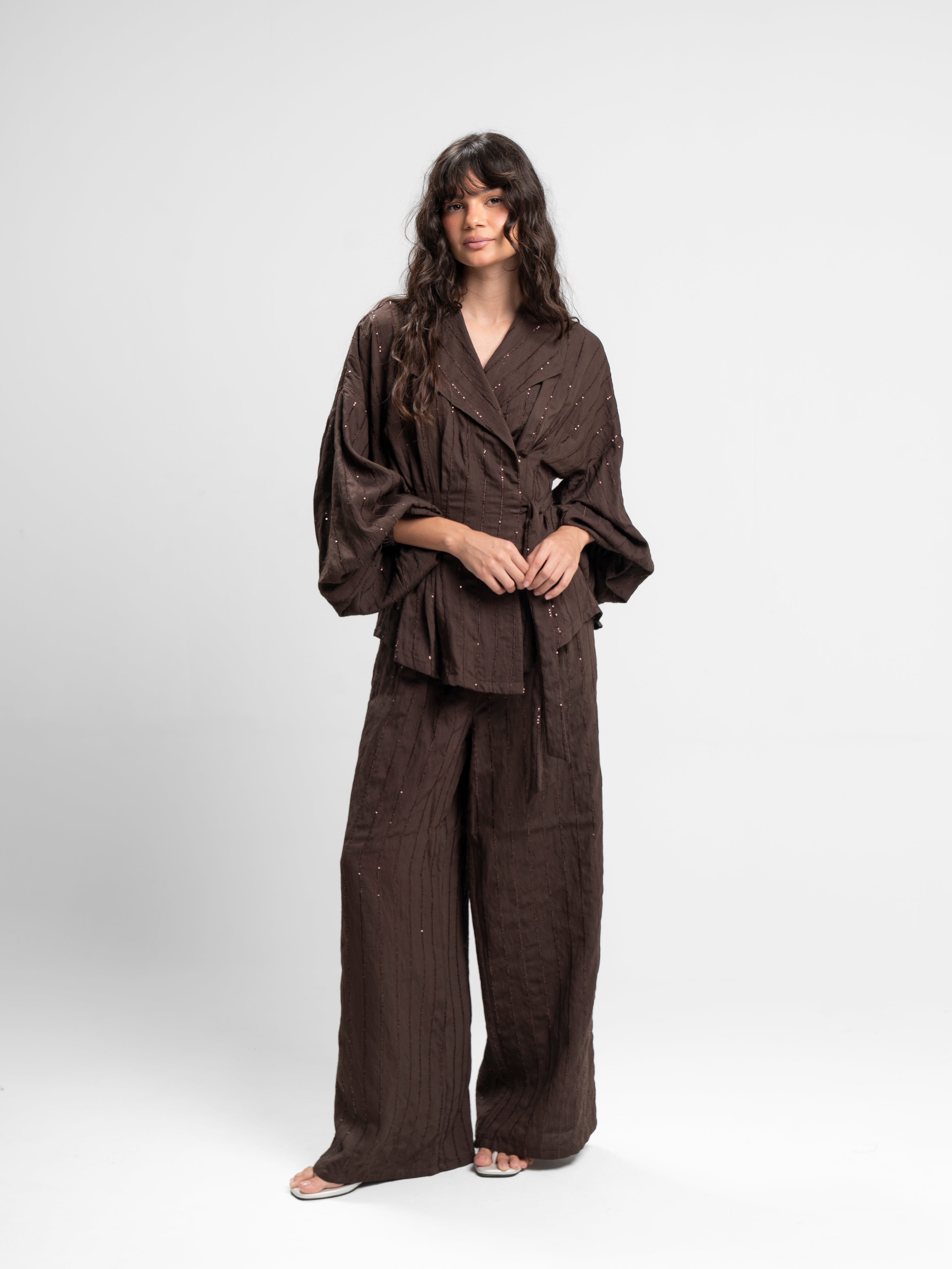 The Cinch set in Brown