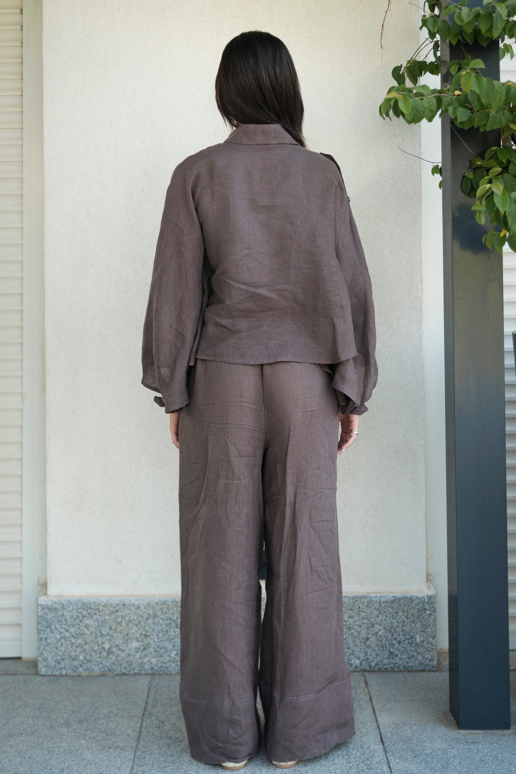 Trench set in Brown