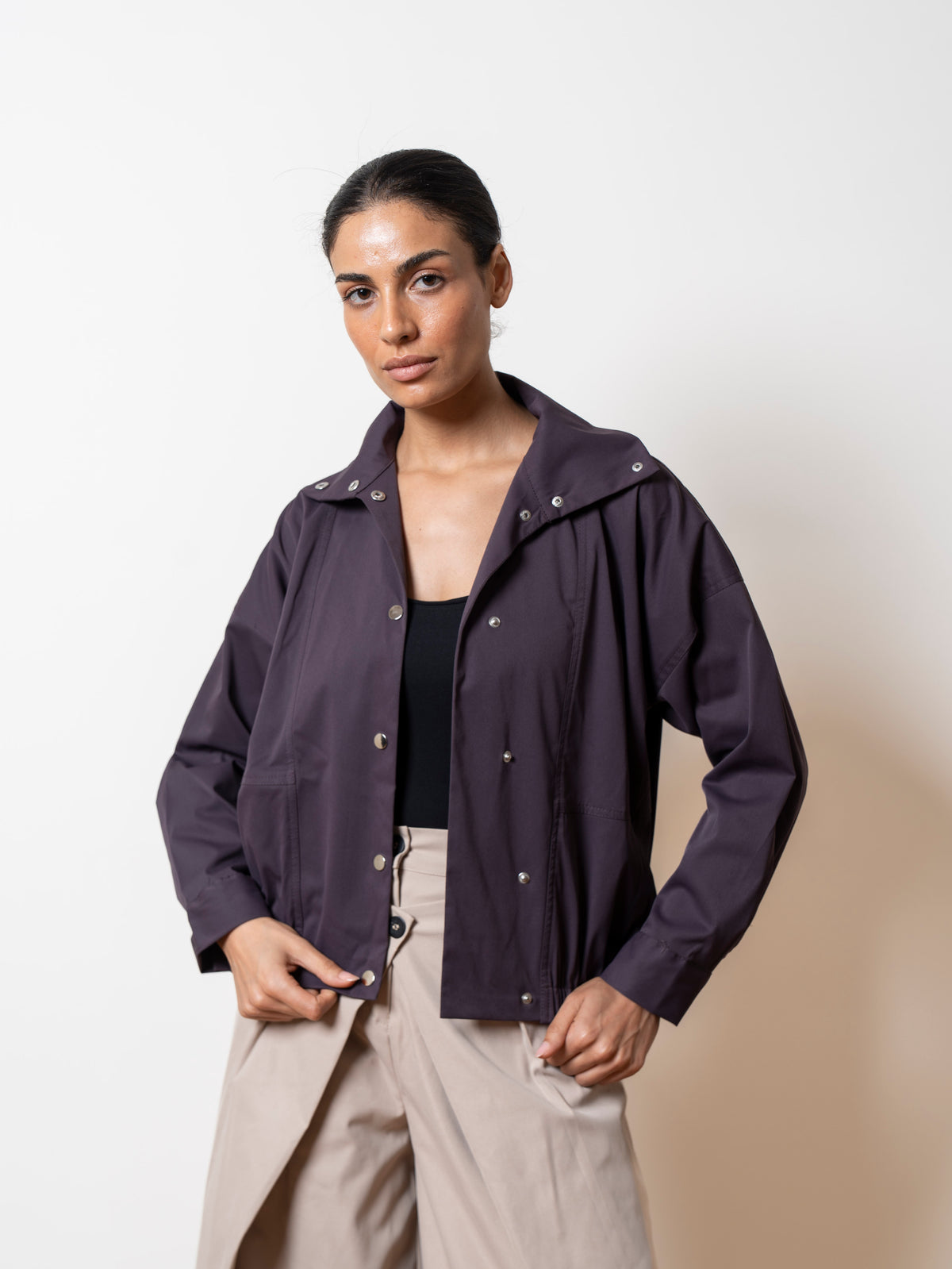The Rebel Bomber Jacket in brown