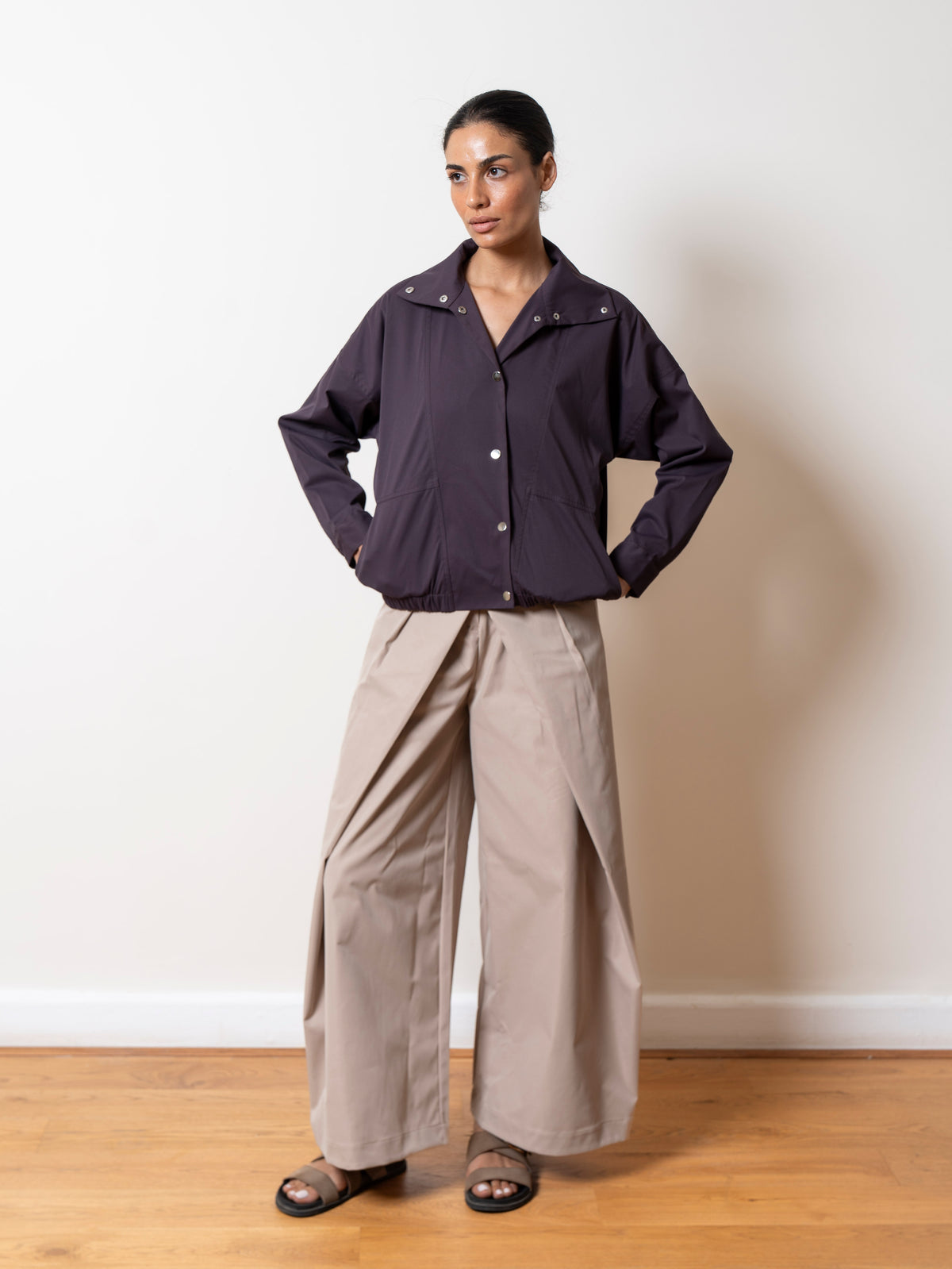The Rebel Bomber Jacket in brown