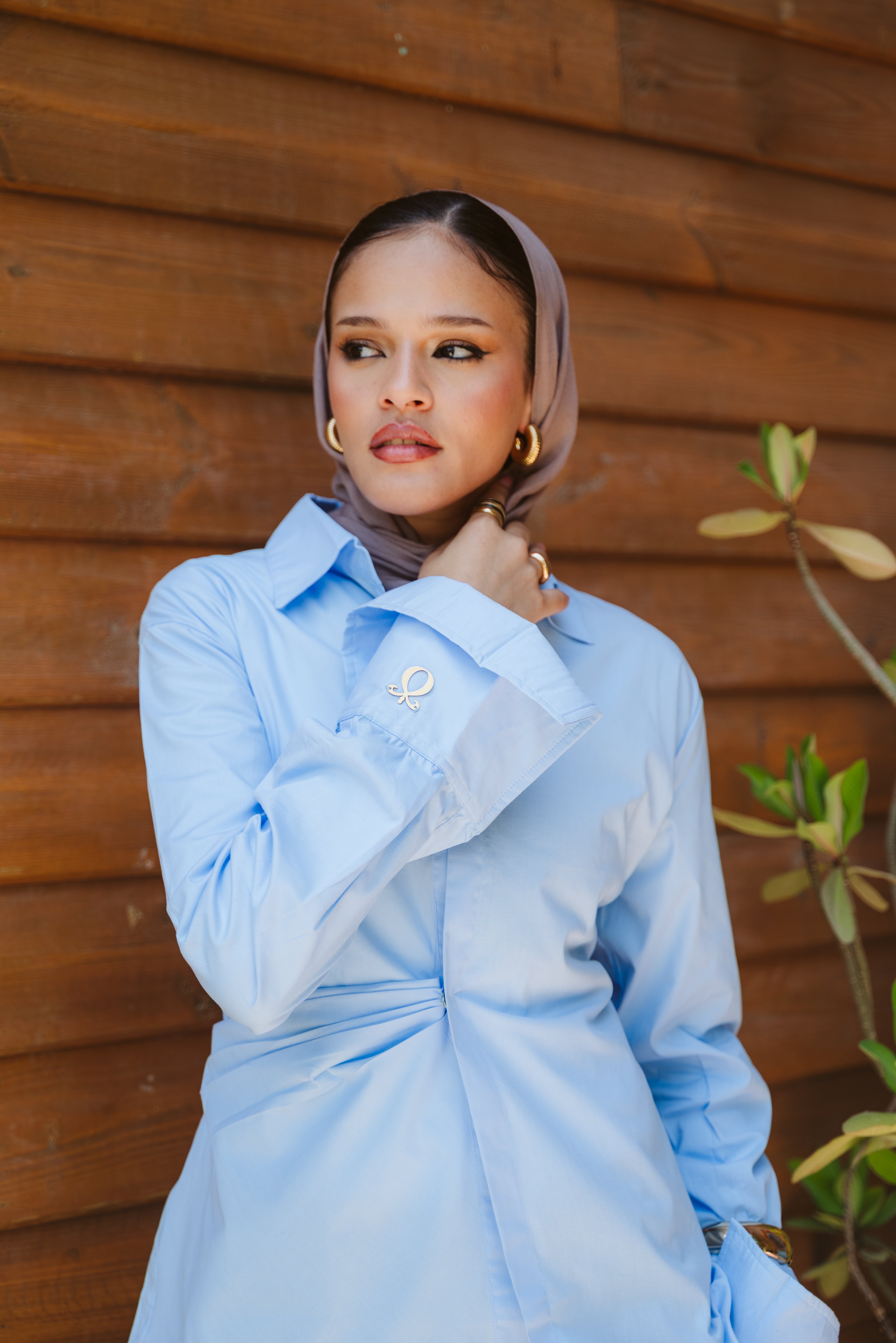 Hayah Shirt - Baby Blue